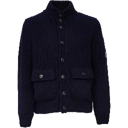 Lambswool Grs Button Lens Sweater