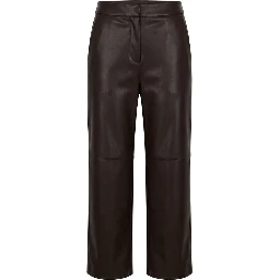 Pantaloni Amati In Jersey Effetto Pelle