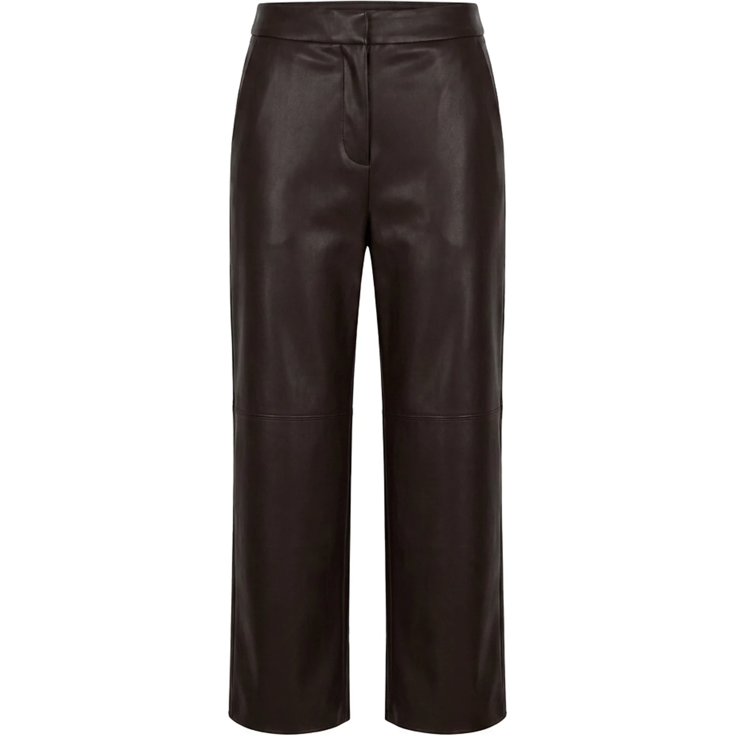 Pantaloni Amati In Jersey Effetto Pelle
