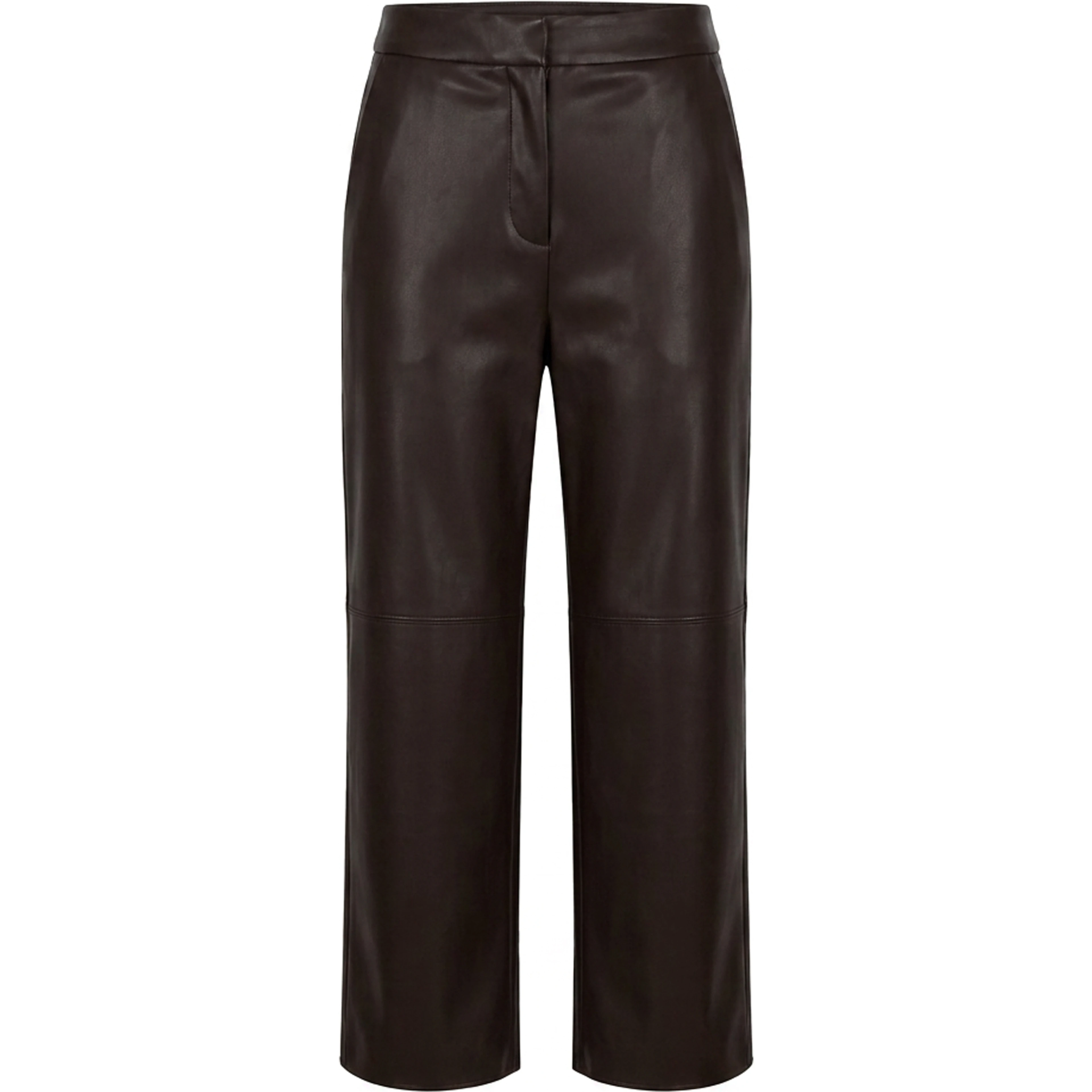 Pantaloni Amati In Jersey Effetto Pelle