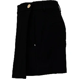 Shorts Ottuso In Twill Di Viscosa Monoel In Trama