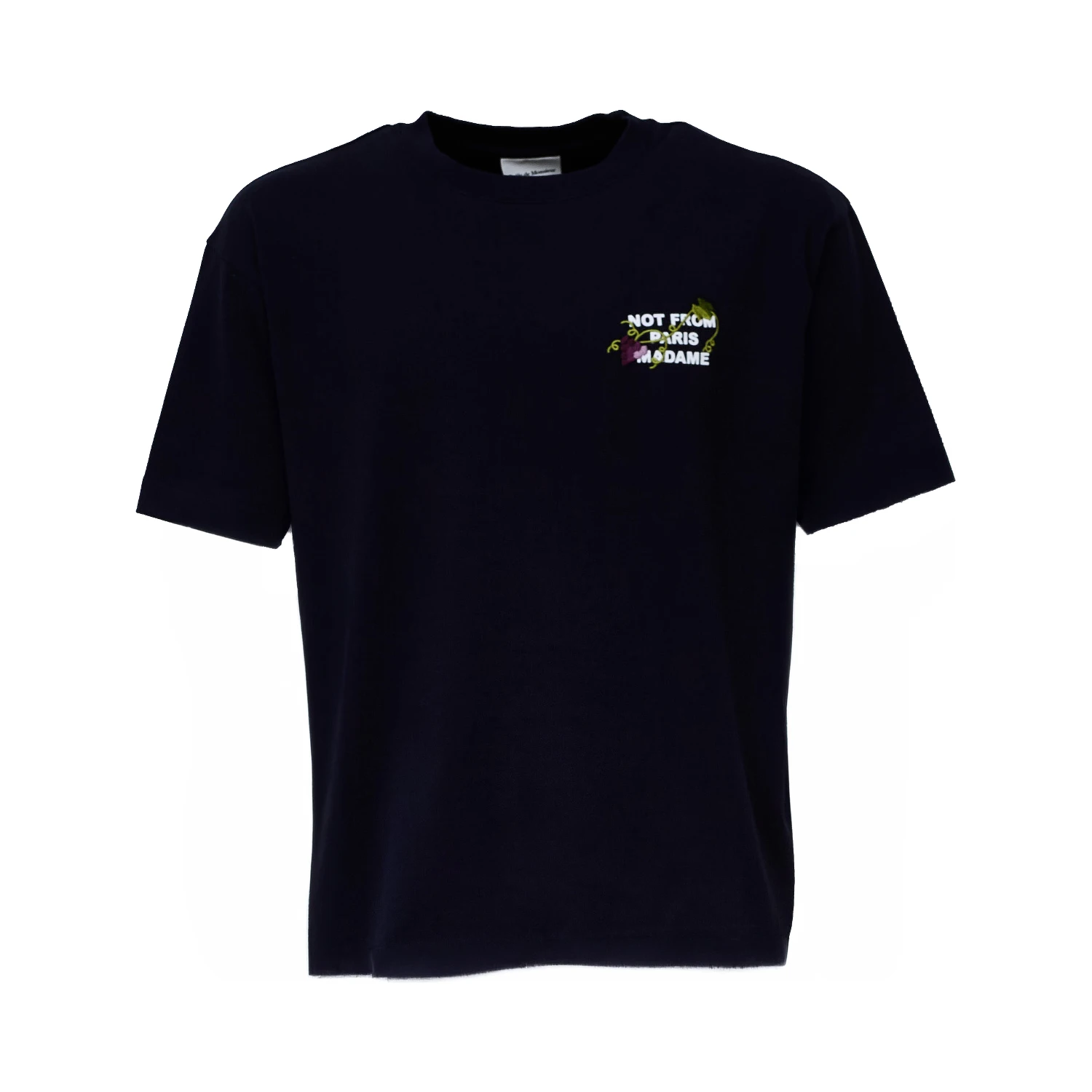 Vine Embroidered Slogan T-shirt