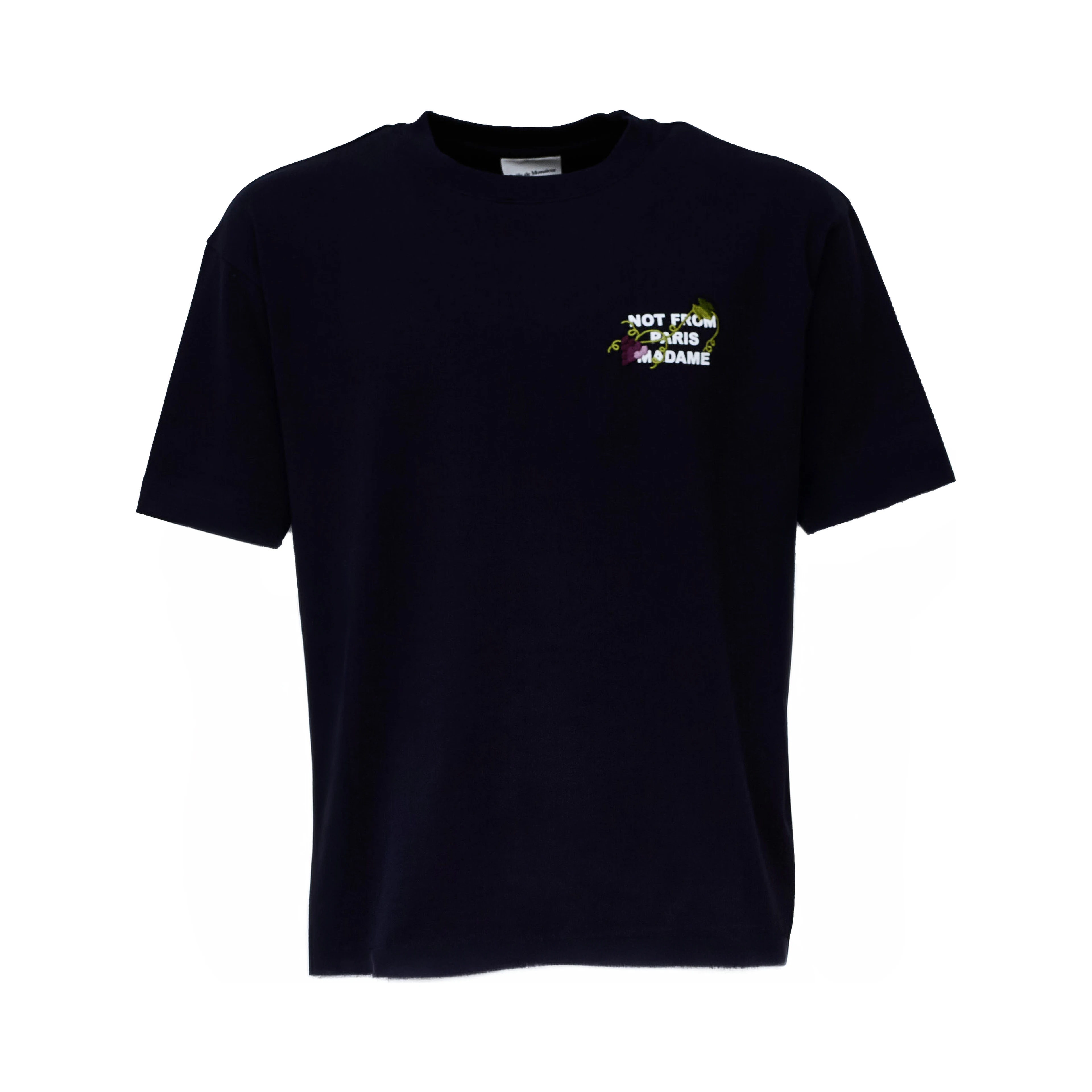 Vine Embroidered Slogan T-shirt