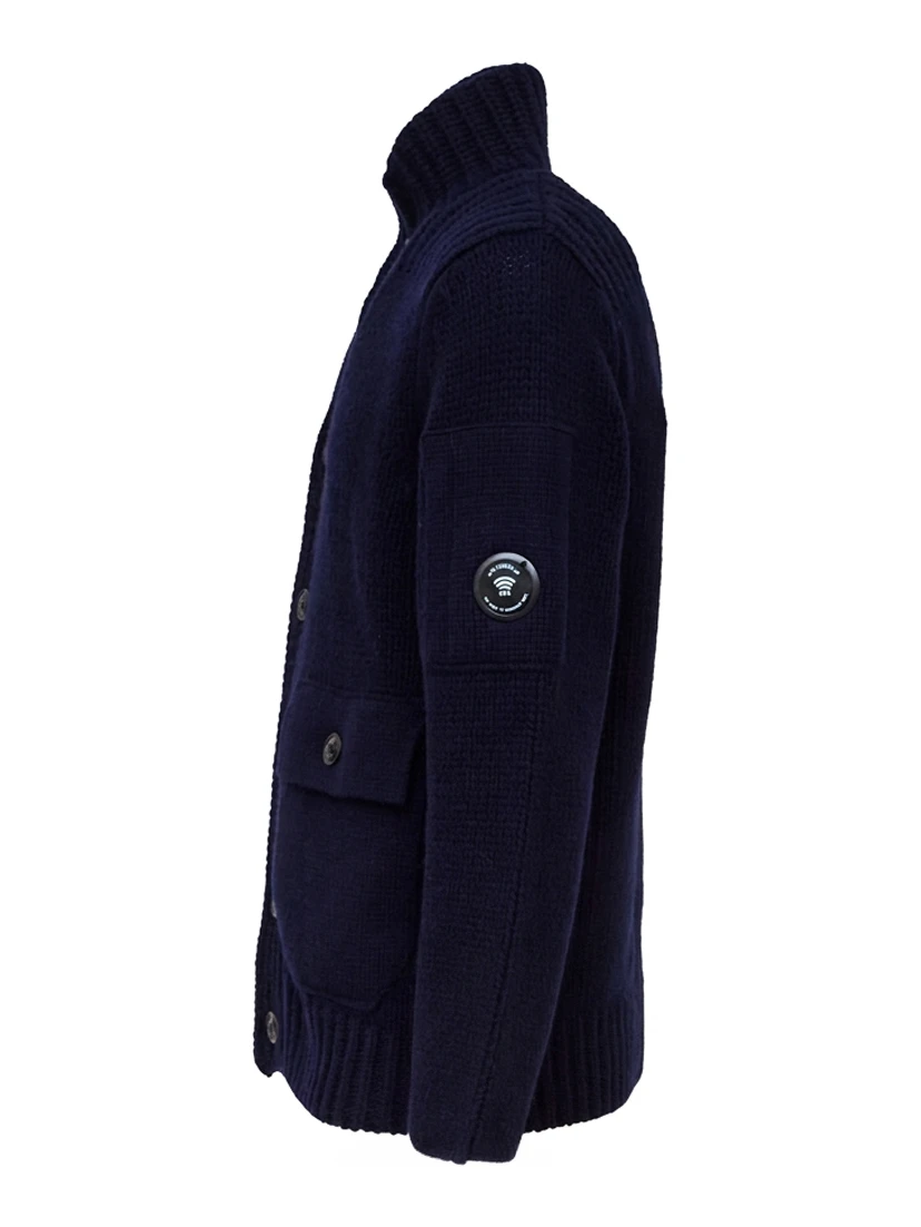 Lambswool Grs Button Lens Sweater