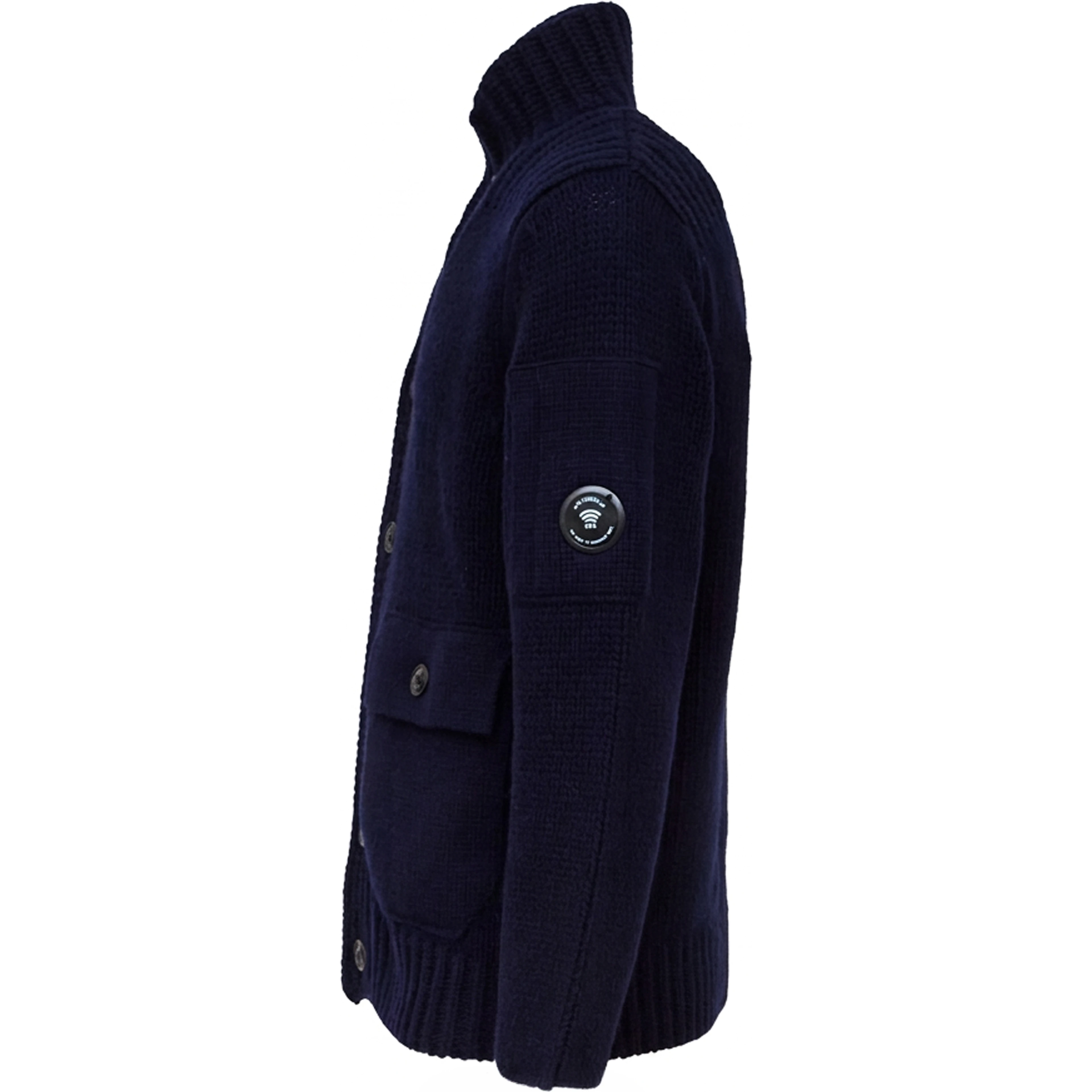 Lambswool Grs Button Lens Sweater