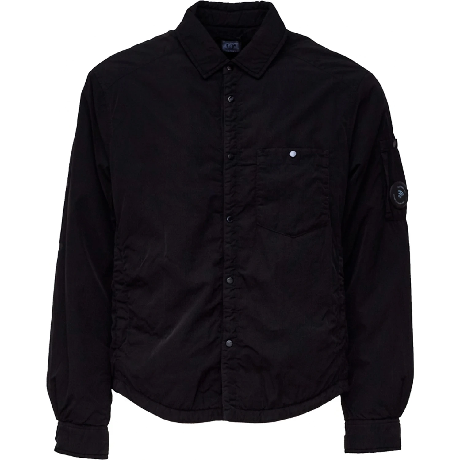Chrome-R Padded Button Overshirt
