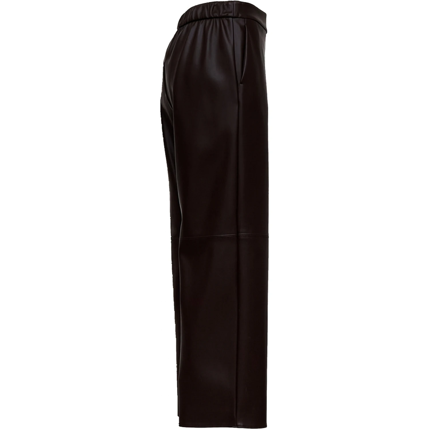 Pantaloni Amati In Jersey Effetto Pelle