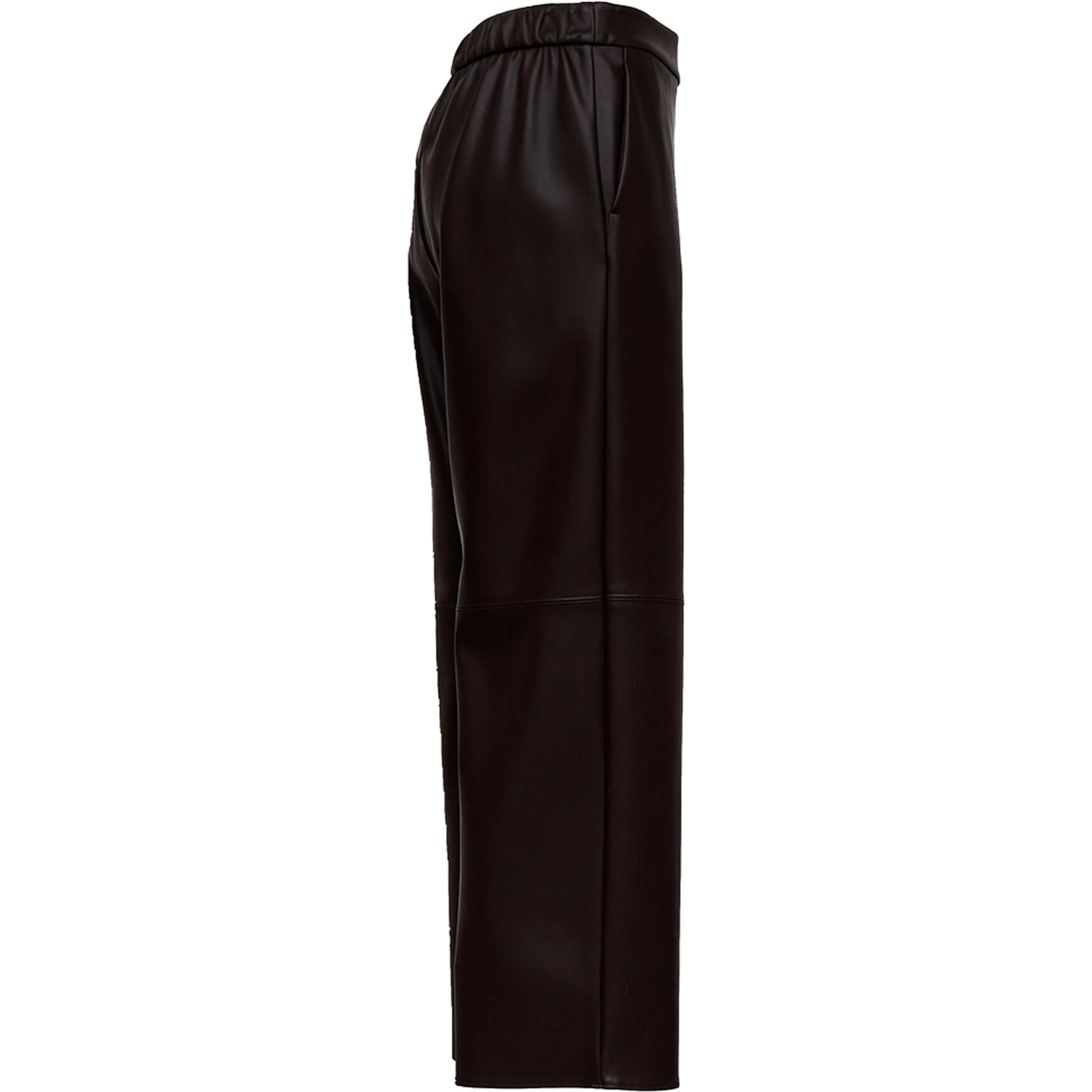 Pantaloni Amati In Jersey Effetto Pelle