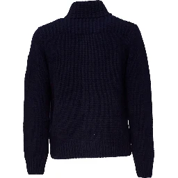 Lambswool Grs Button Lens Sweater
