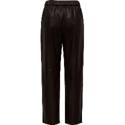 Pantaloni Amati In Jersey Effetto Pelle