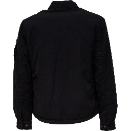 Chrome-R Padded Button Overshirt
