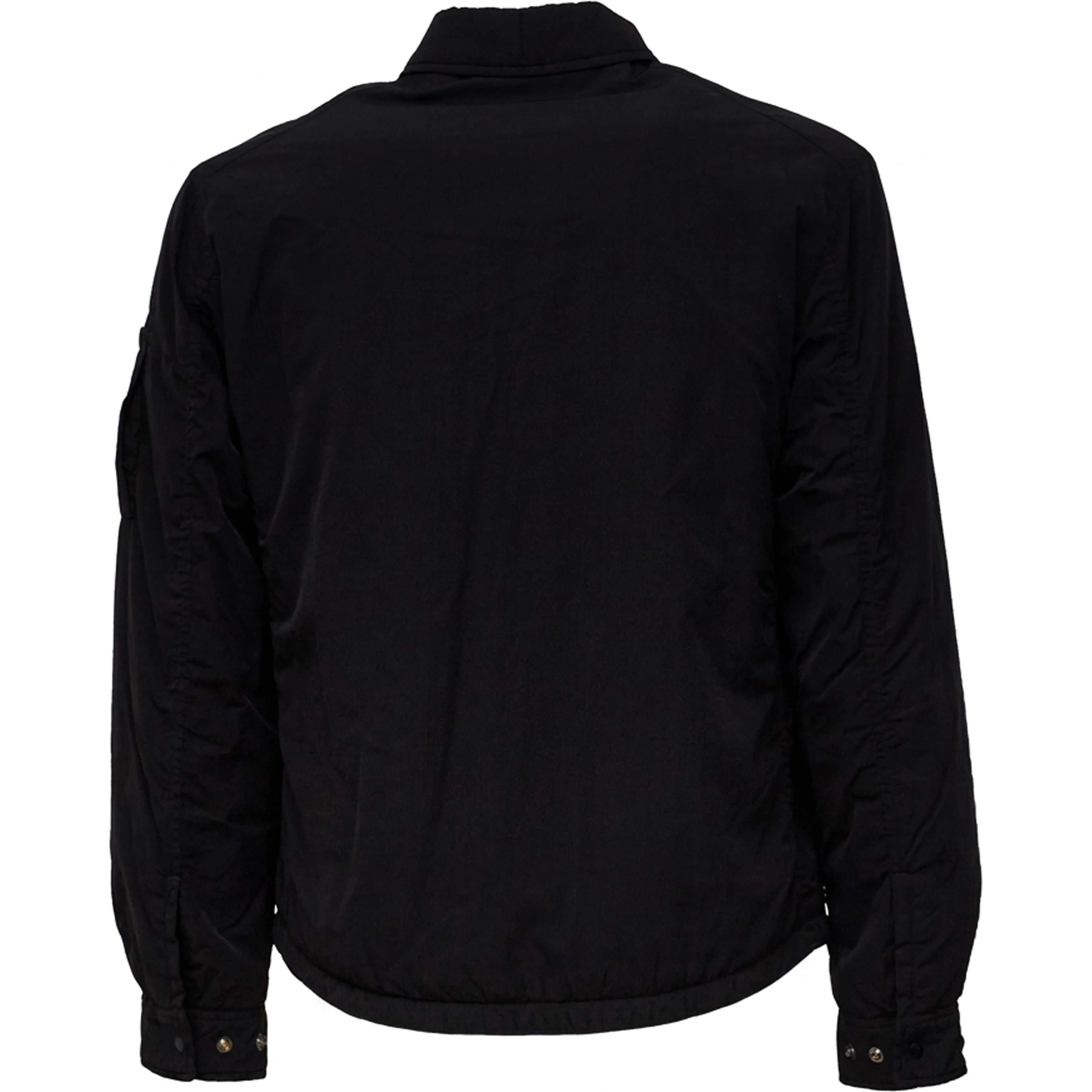 Chrome-R Padded Button Overshirt