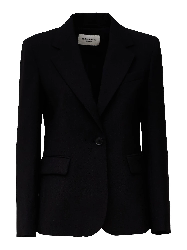 Blazer Lamine In Tela Pura Lana Natural Stretch