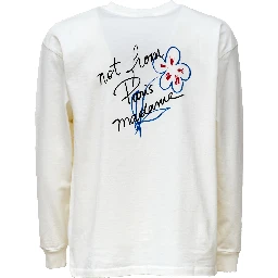 Esquisse Slogan Long Sleeve T-shirt
