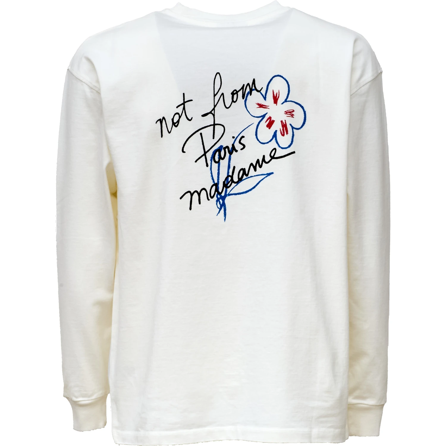 Esquisse Slogan Long Sleeve T-shirt