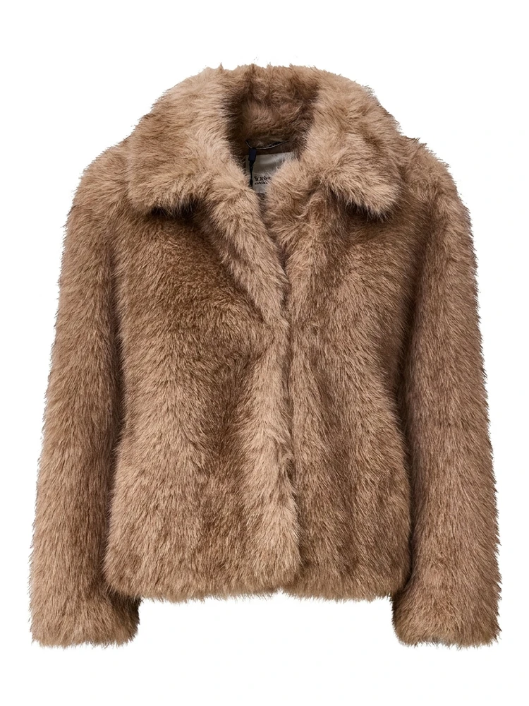 Giubbotto Alce Faux Long Hair