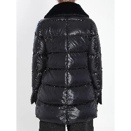 Light puffer with collar fur