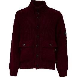 Lambswool Grs Button Lens Sweater