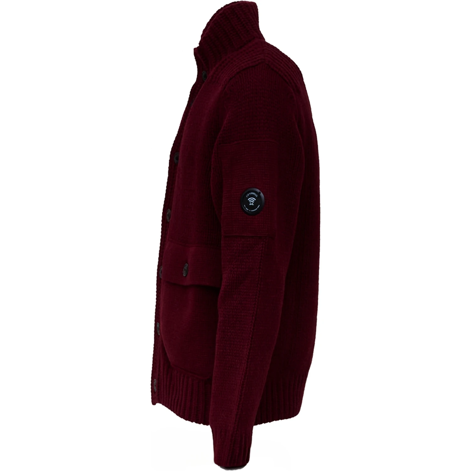 Lambswool Grs Button Lens Sweater
