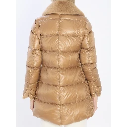 Light puffer with collar fur
