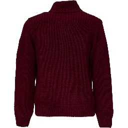 Lambswool Grs Button Lens Sweater