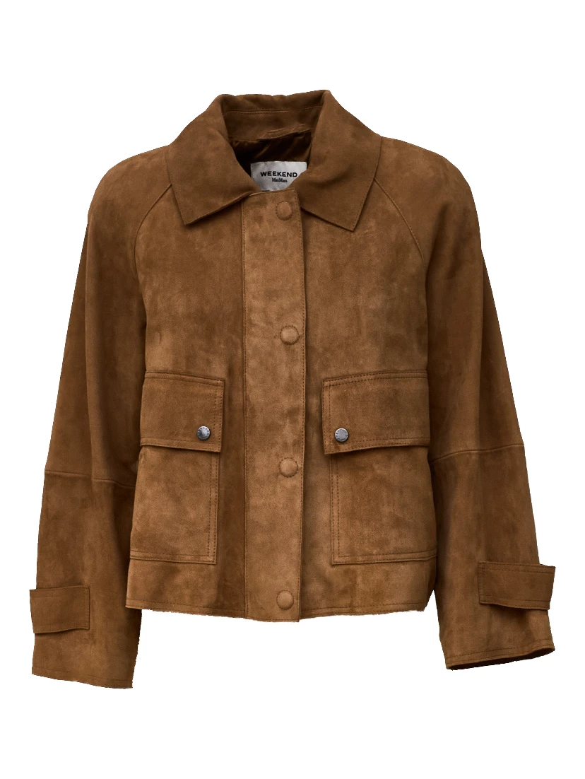 Giacca In Pelle Abito Thick Goat Suede