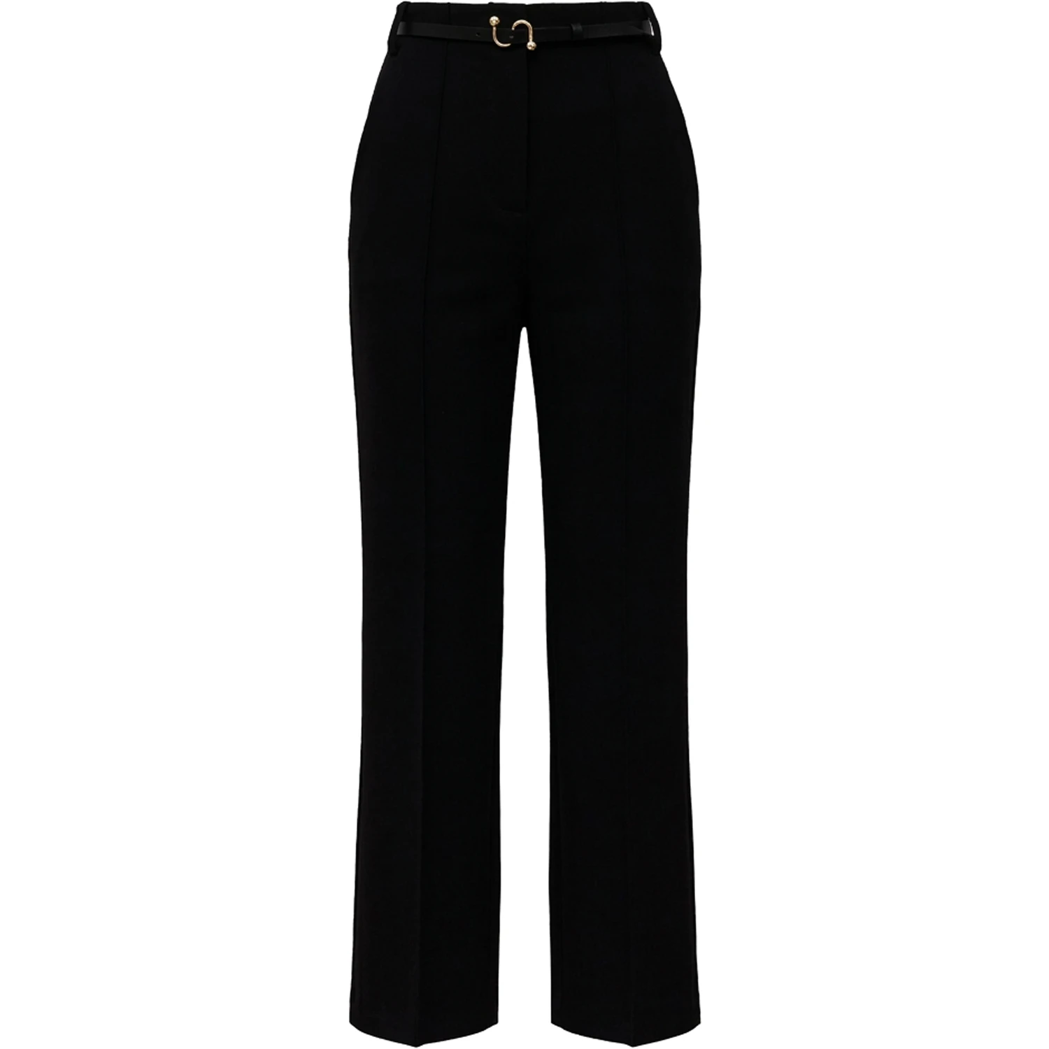 Pantaloni Volonta In Jersey Punto Stoffa Crepe