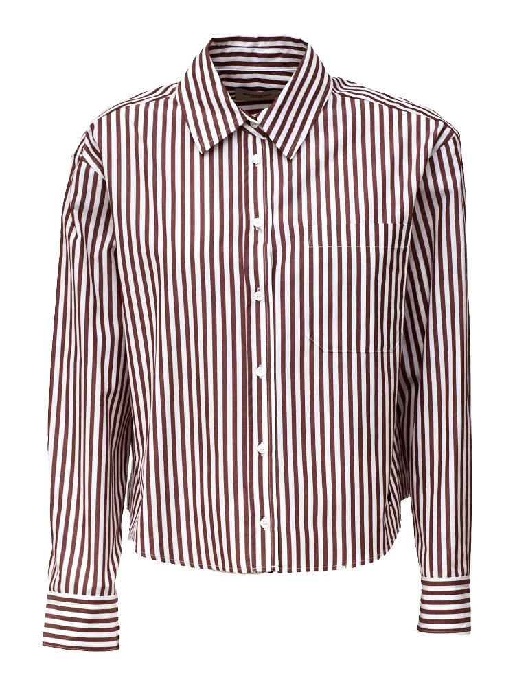 Camicia Panetto In Popeline Puro Cotone