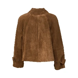 Giacca In Pelle Abito Thick Goat Suede