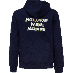 Vine Embroidered Slogan Hoodie