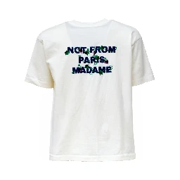 Vine Embroidered Slogan T-shirt