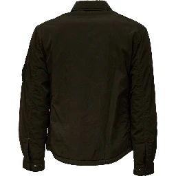 Chrome-R Padded Button Overshirt