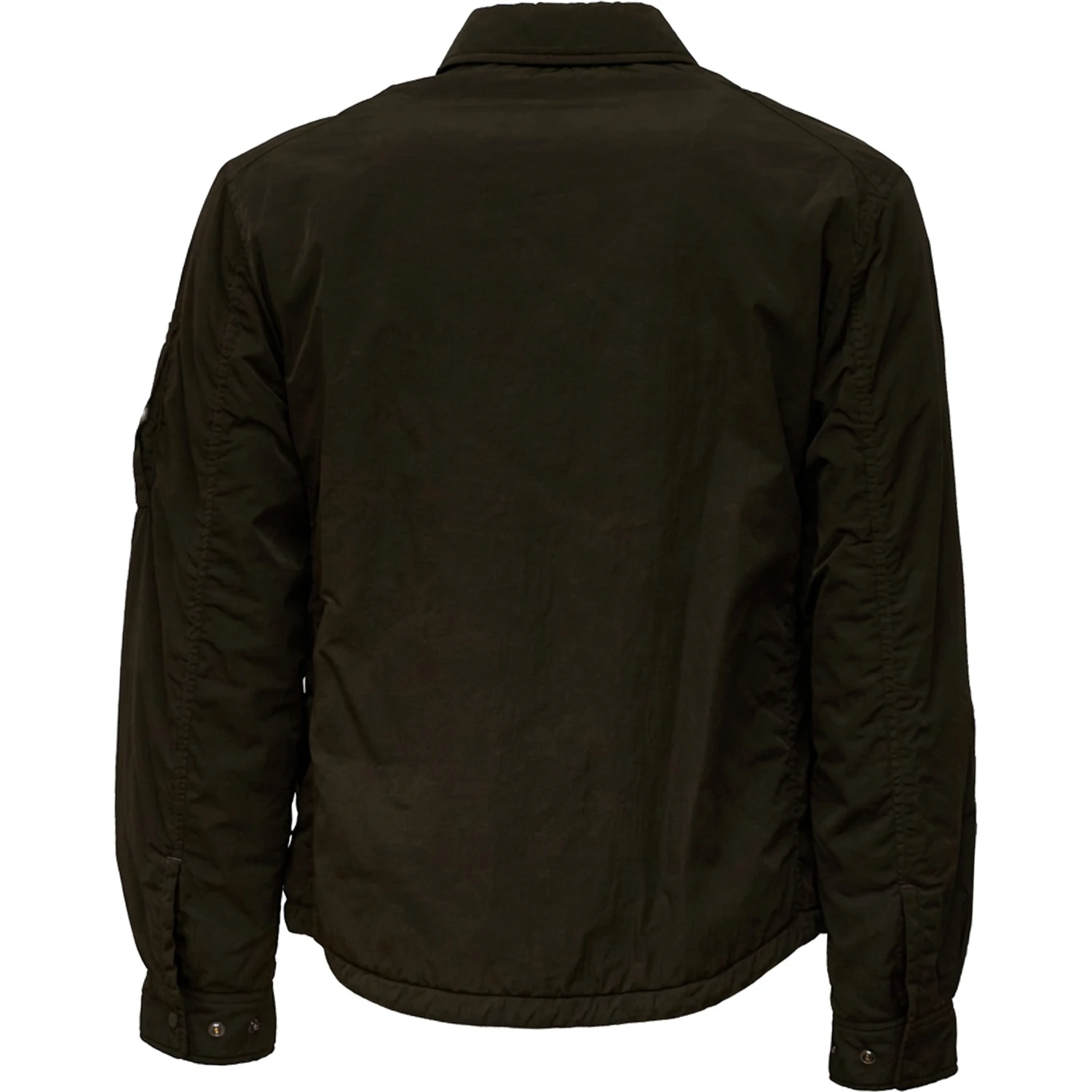 Chrome-R Padded Button Overshirt