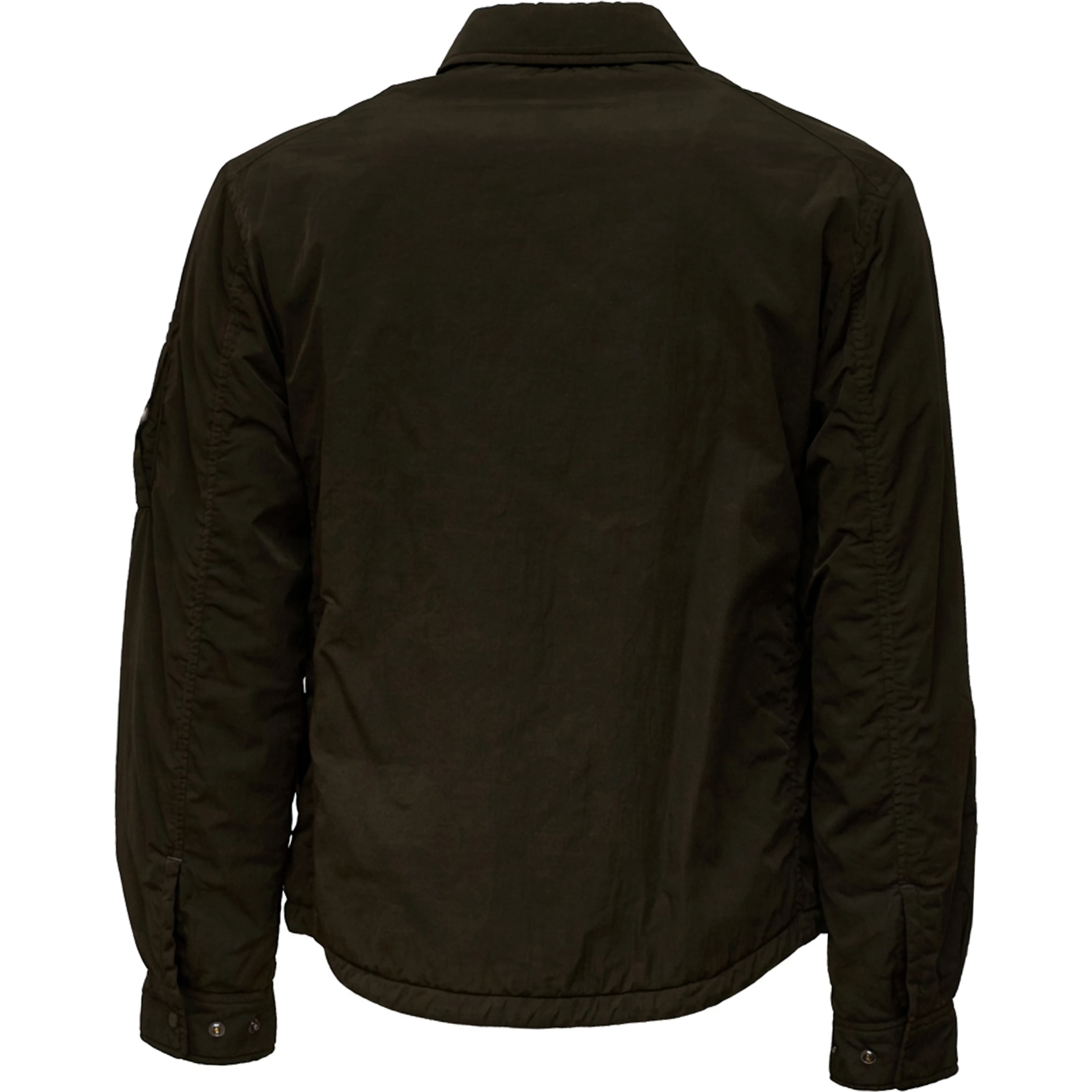 Chrome-R Padded Button Overshirt