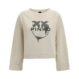Beige Cotton Sweatshirt