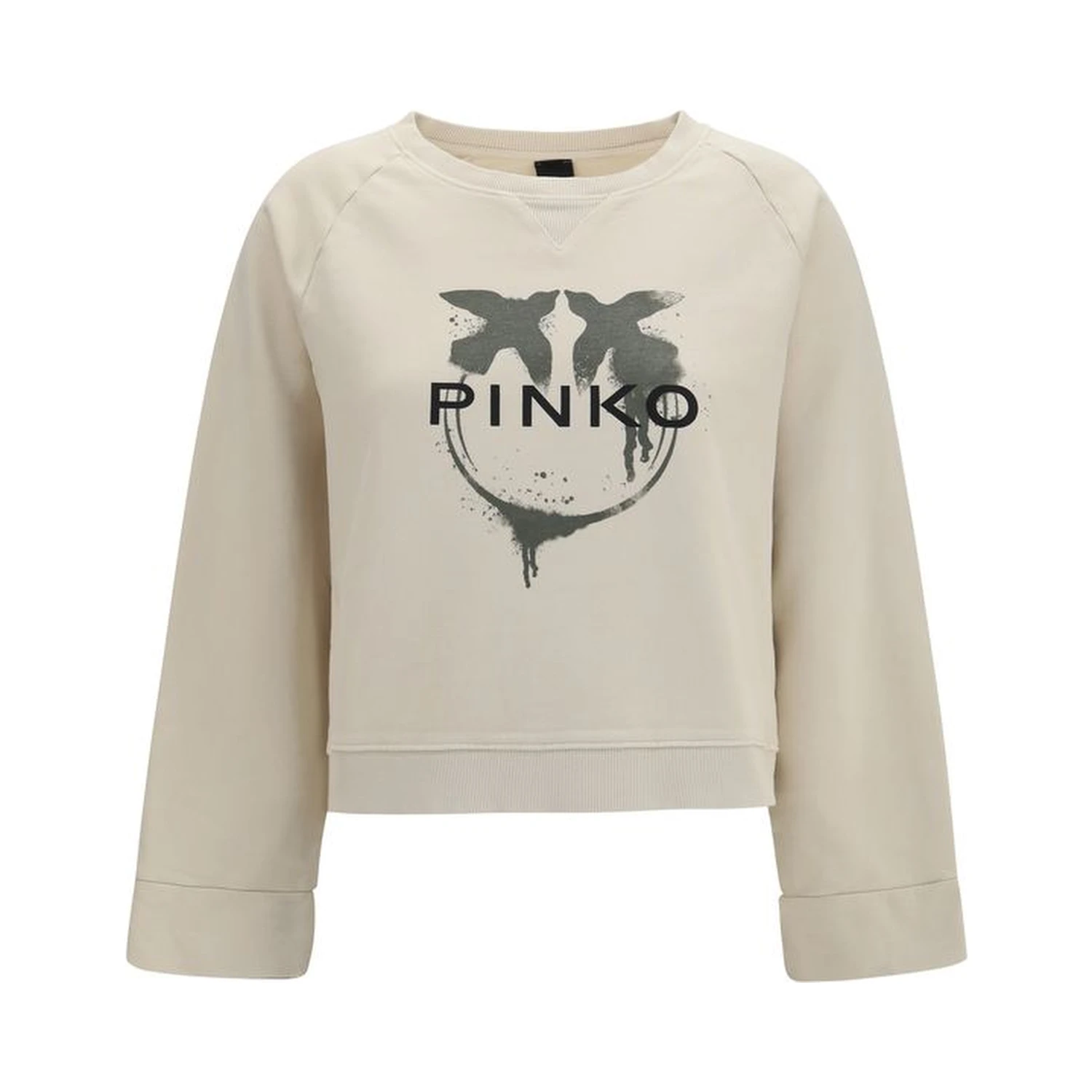 Beige Cotton Sweatshirt