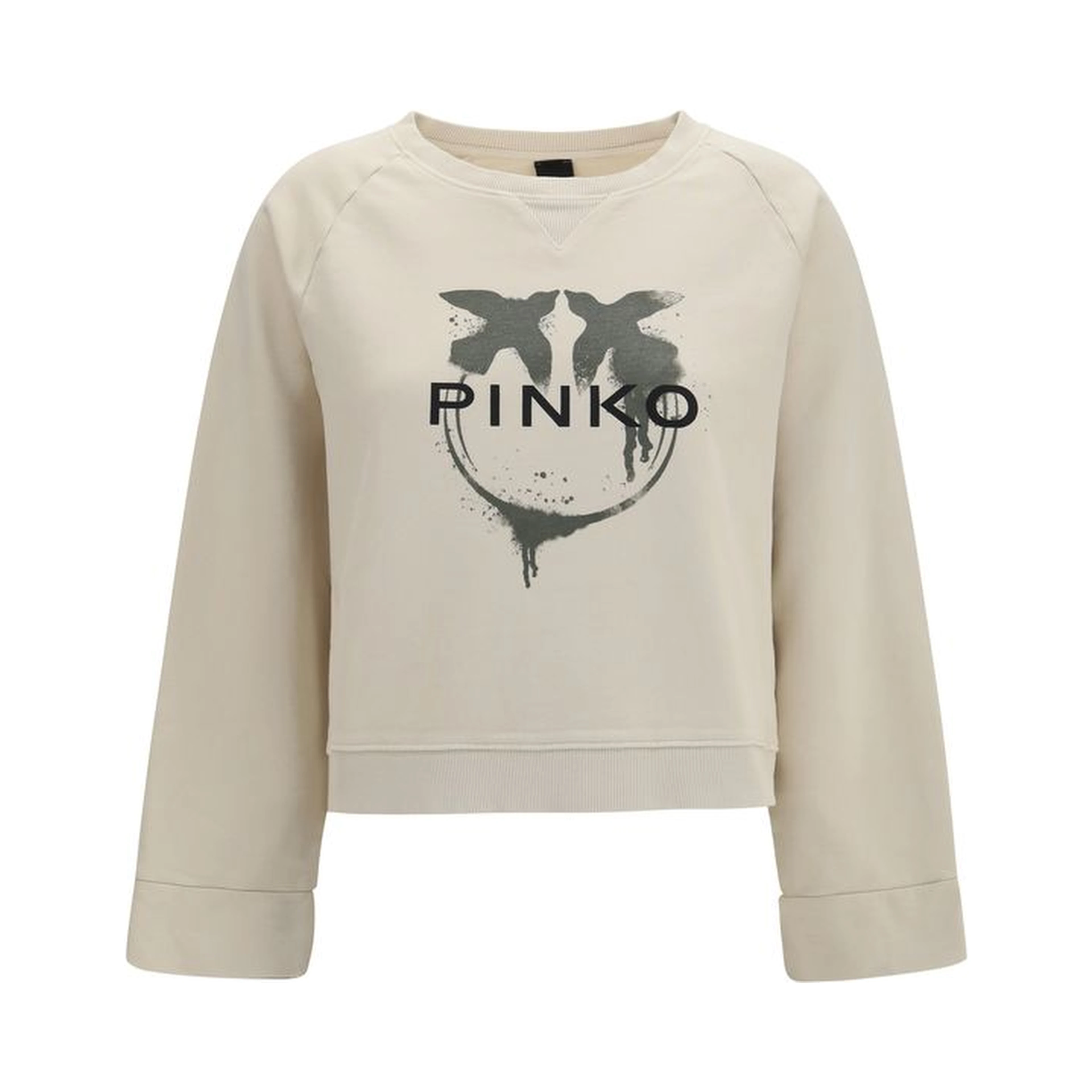 Beige Cotton Sweatshirt