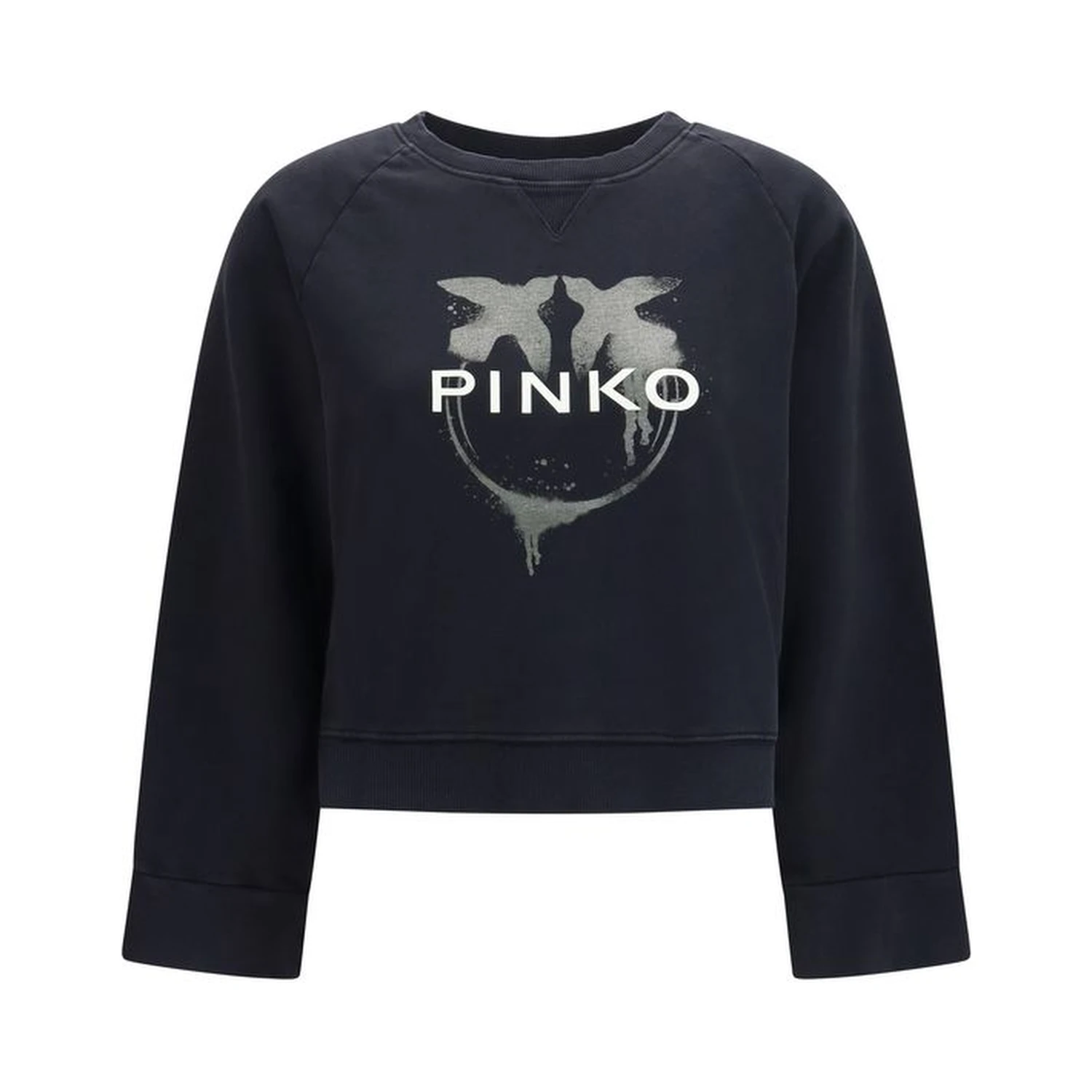Black Cotton Sweatshirt