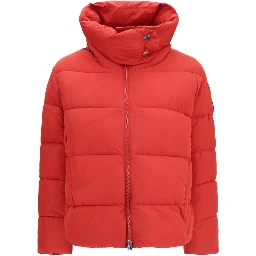 Multicolor Nylon Full-Length Jacket