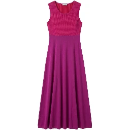 Purple Silk Women Dress