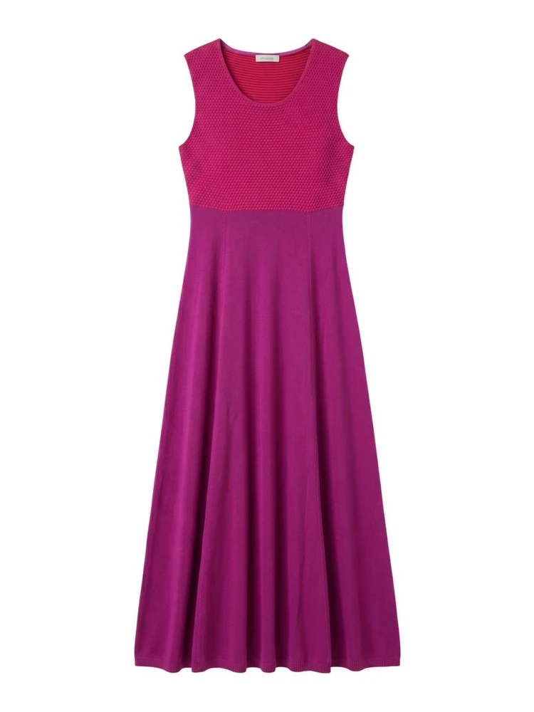 Purple Silk Women Dress