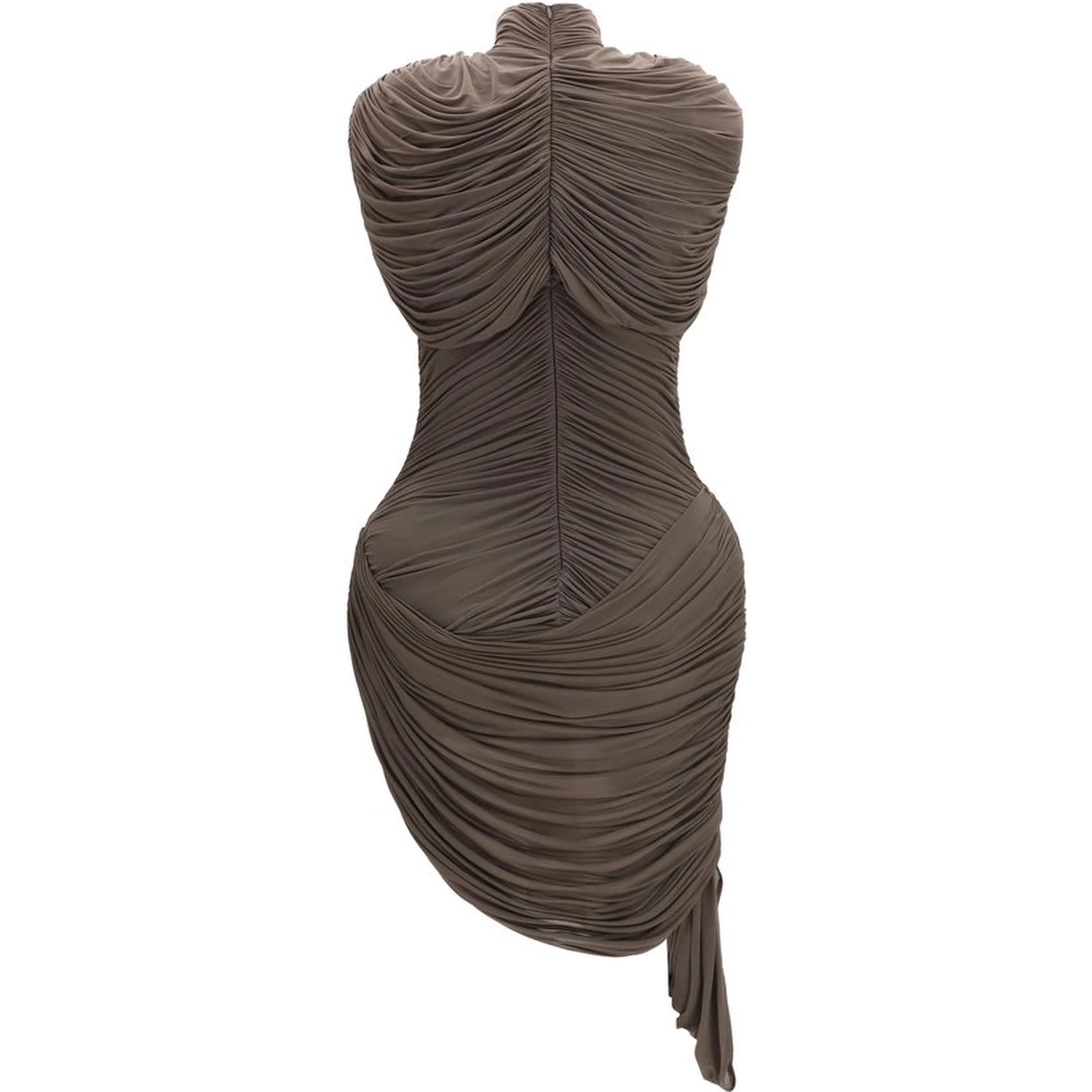Brown Copper Cocktail Dress