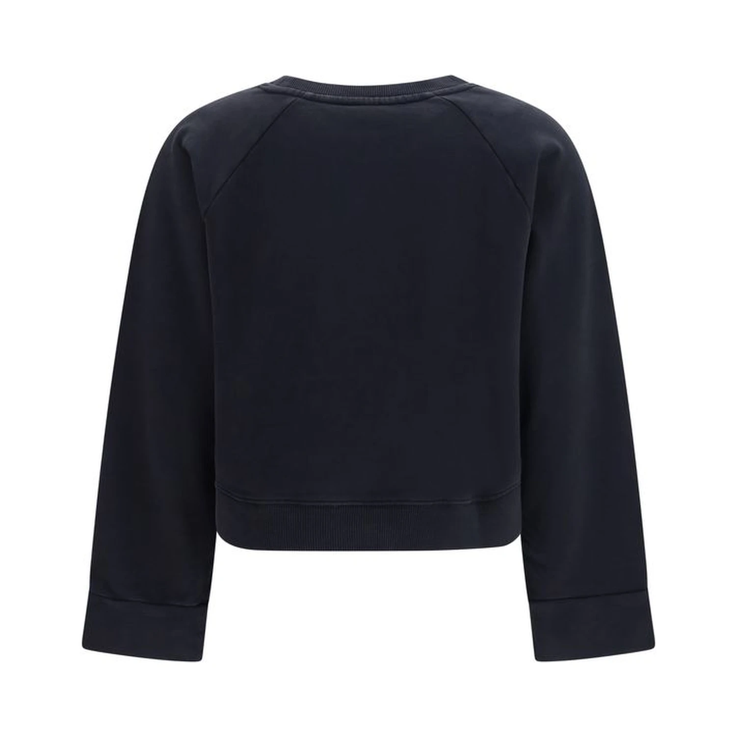 Black Cotton Sweatshirt