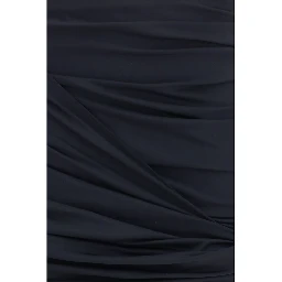 Black Polyamide Mini Skirt