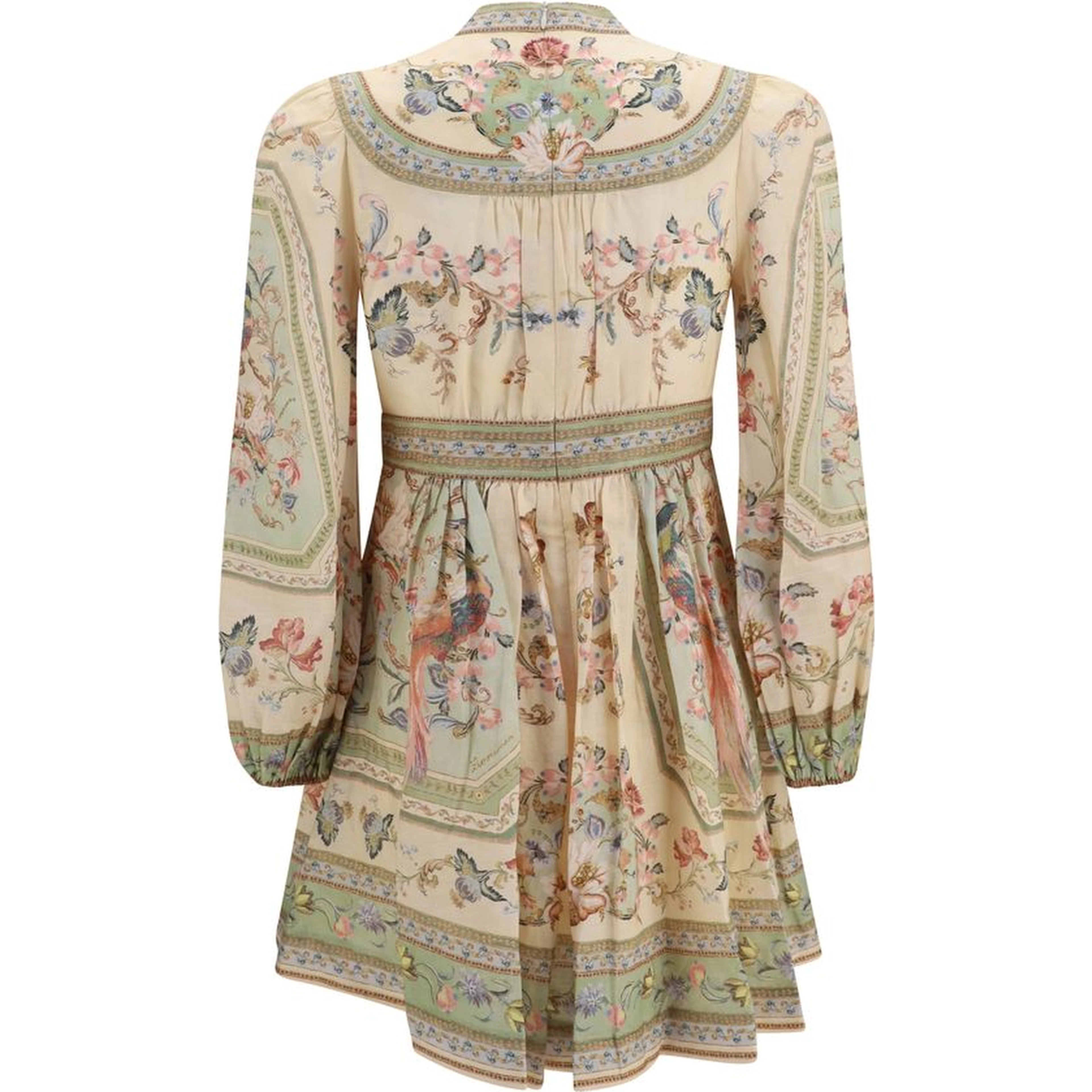 Multicolor Linen Casual Dress