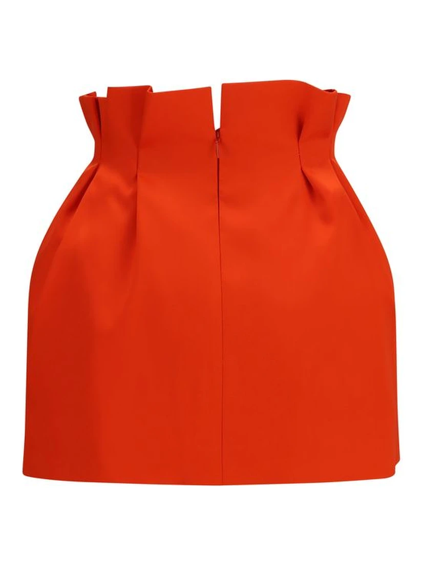 Multicolor Silk Mini Skirt