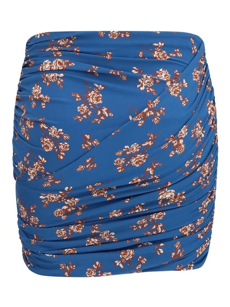 Blue Polyamide Mini Skirt alternative
