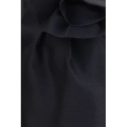 Black Wool Oves Aries Mini Skirt