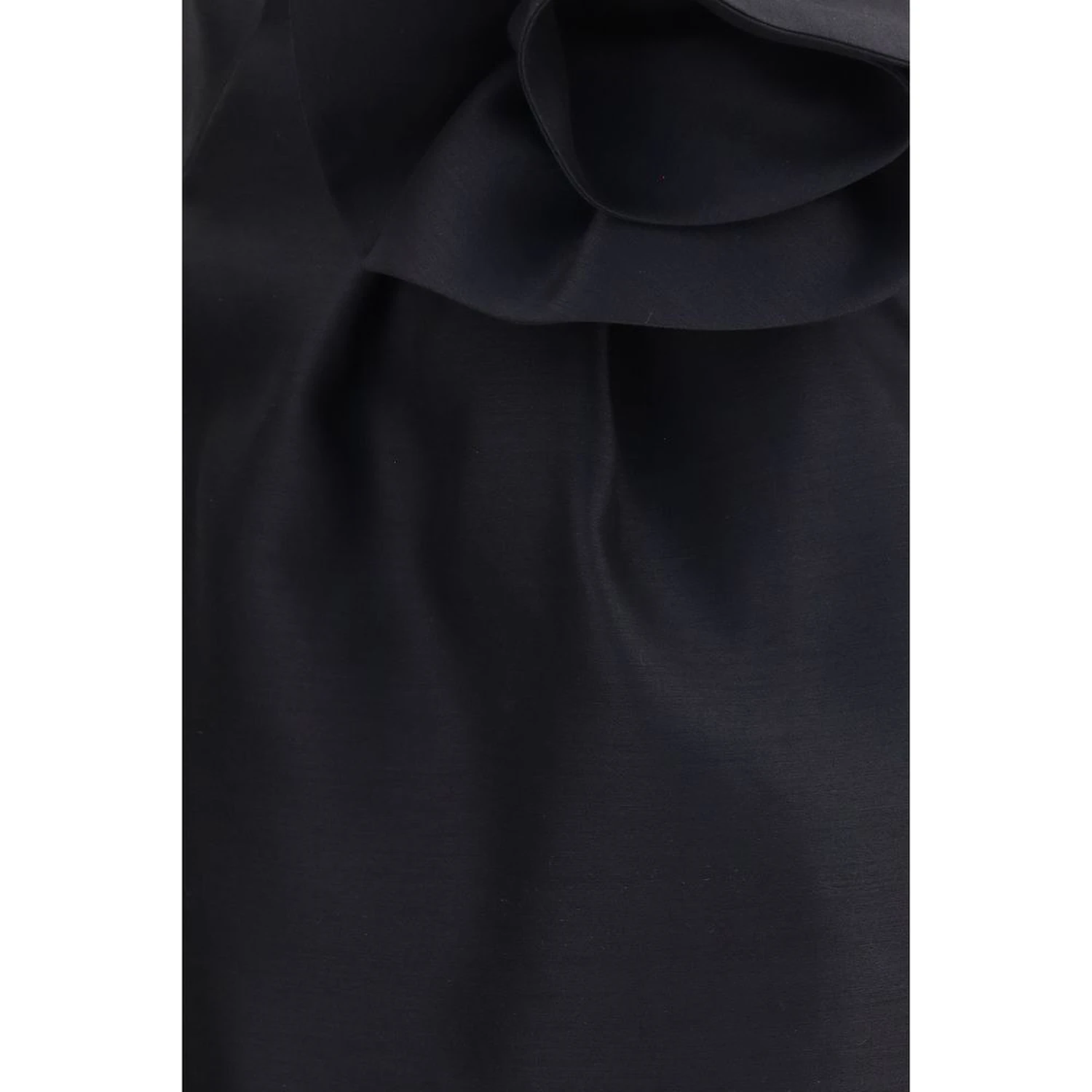 Black Wool Oves Aries Mini Skirt