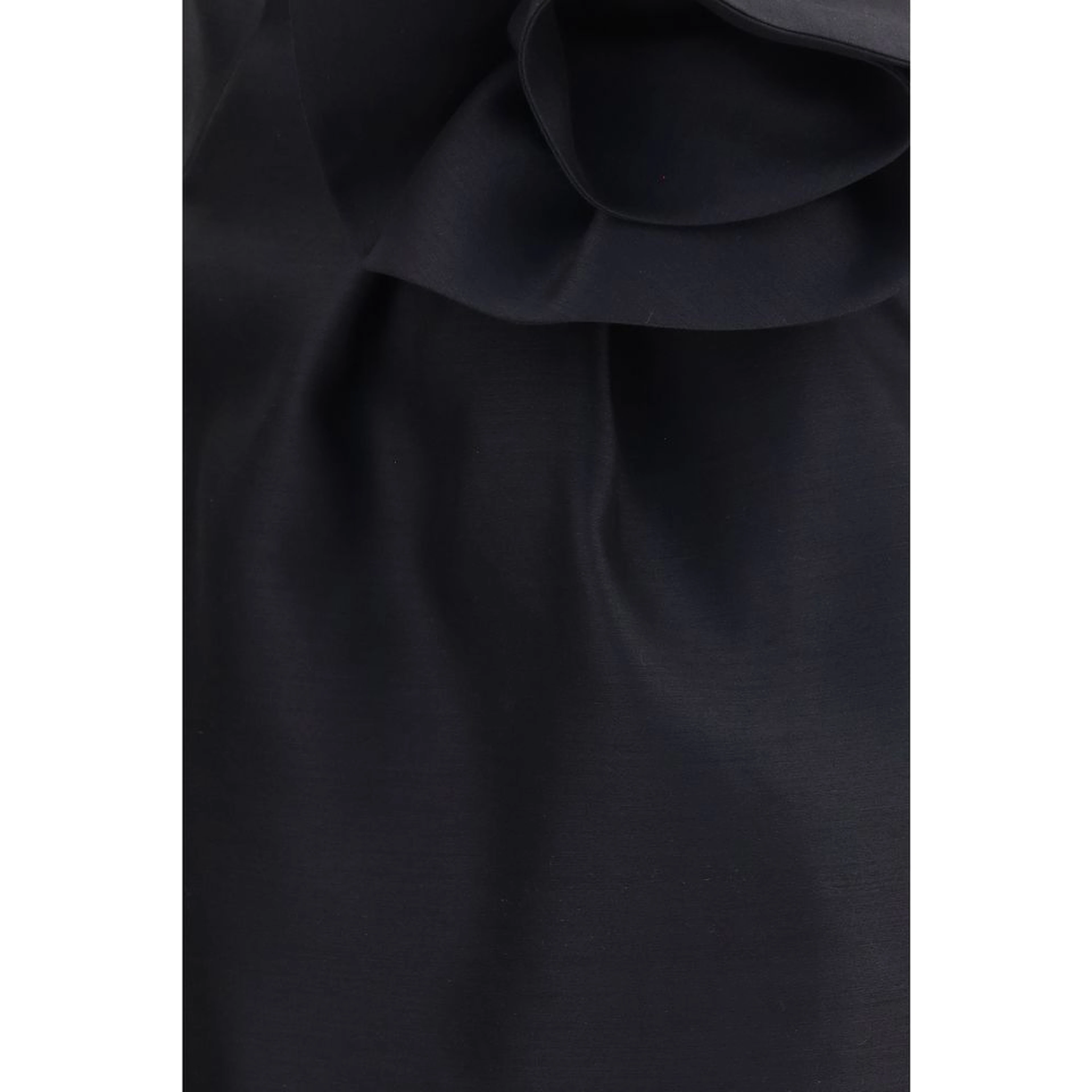 Black Wool Oves Aries Mini Skirt
